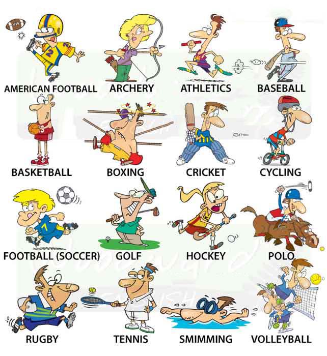 Môn thể thao bằng tiếng Anh